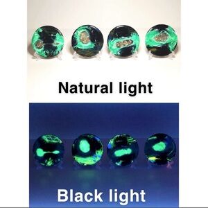 Glow-in-the-Dark Resin Coasters